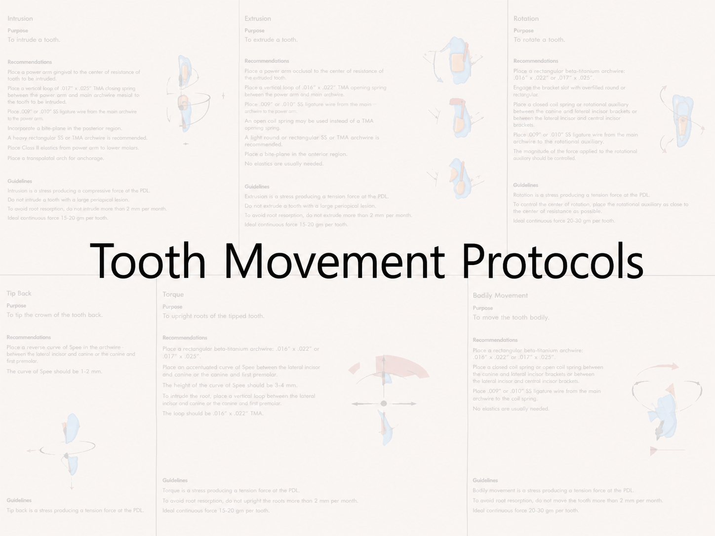 Module 3 - Tooth Movement Protocols
