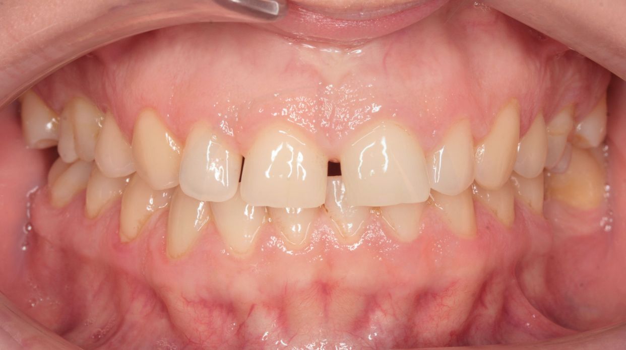 Clear aligner treatment — before